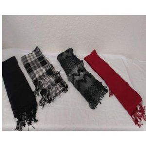 4 Piece Designer Neck warmer/Scarves.  358WC